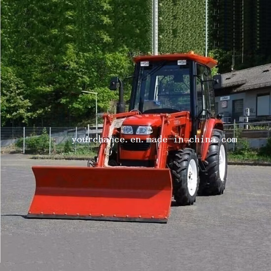 Hochwertiger Breittraktor mit Frontlader und Schneeräumschild zu verkaufen